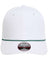 White/ Dark Green