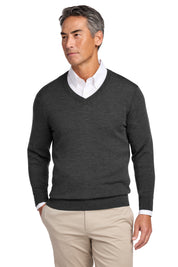 Brooks Brothers Men's Washable Merino V-Neck Sweater