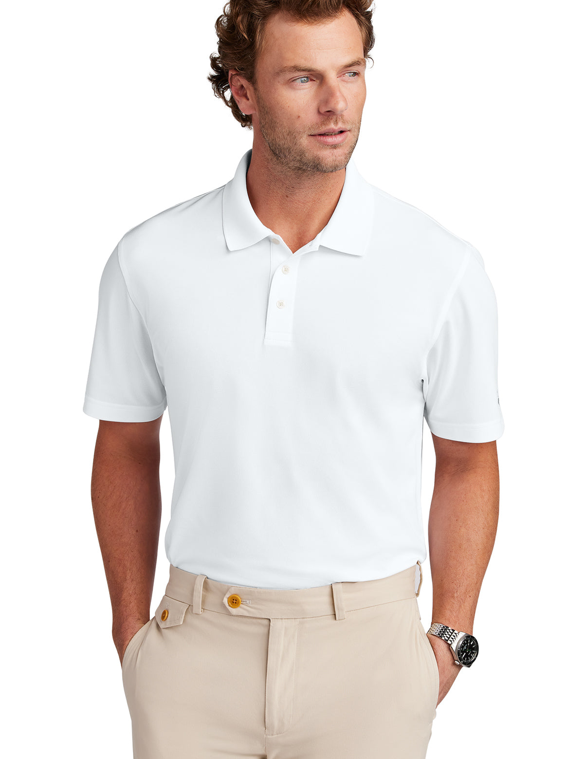 Brooks Brothers Mesh Pique Performance Polo