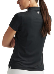 Women's Short-Sleeve Button Polo