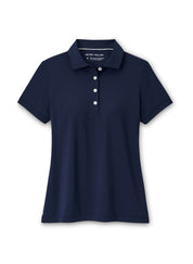 Women's Short-Sleeve Button Polo