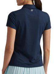 Women's Short-Sleeve Button Polo