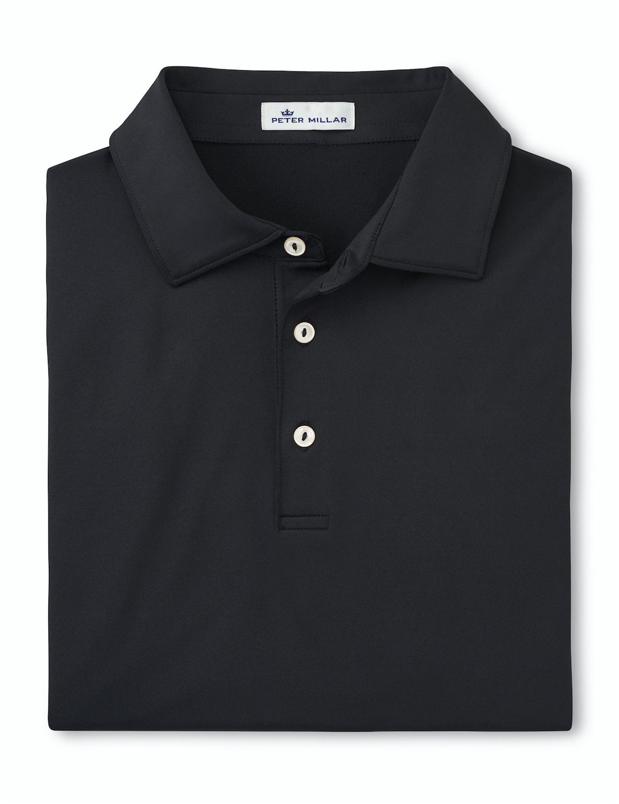 Men's Solid Performance Polo - Self Colla