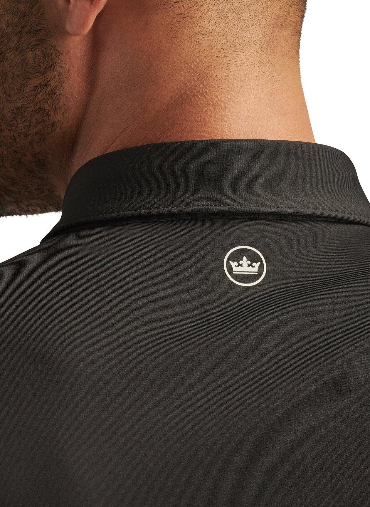 Men's Solid Performance Polo - Self Colla