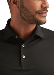 Men's Solid Performance Polo - Self Colla