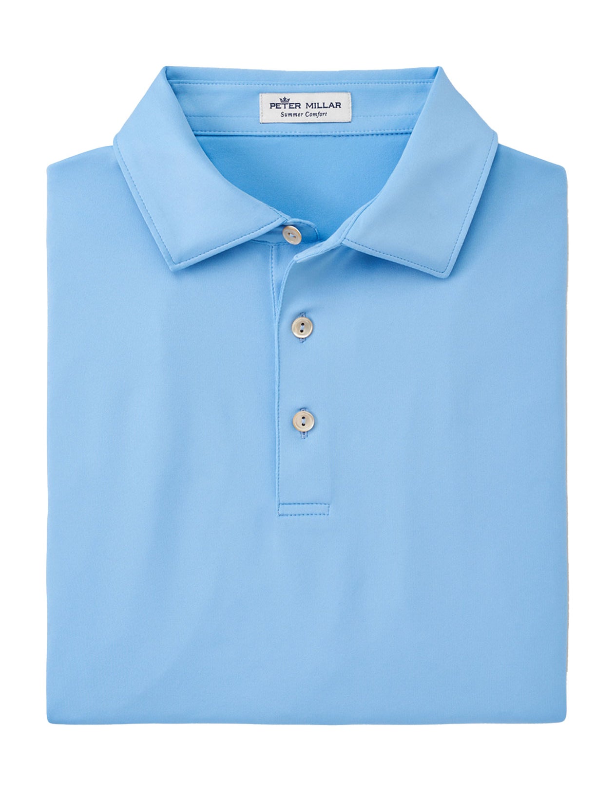 Men's Solid Performance Polo - Self Colla