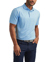 Men's Solid Performance Polo - Self Colla