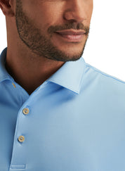 Men's Solid Performance Polo - Self Colla