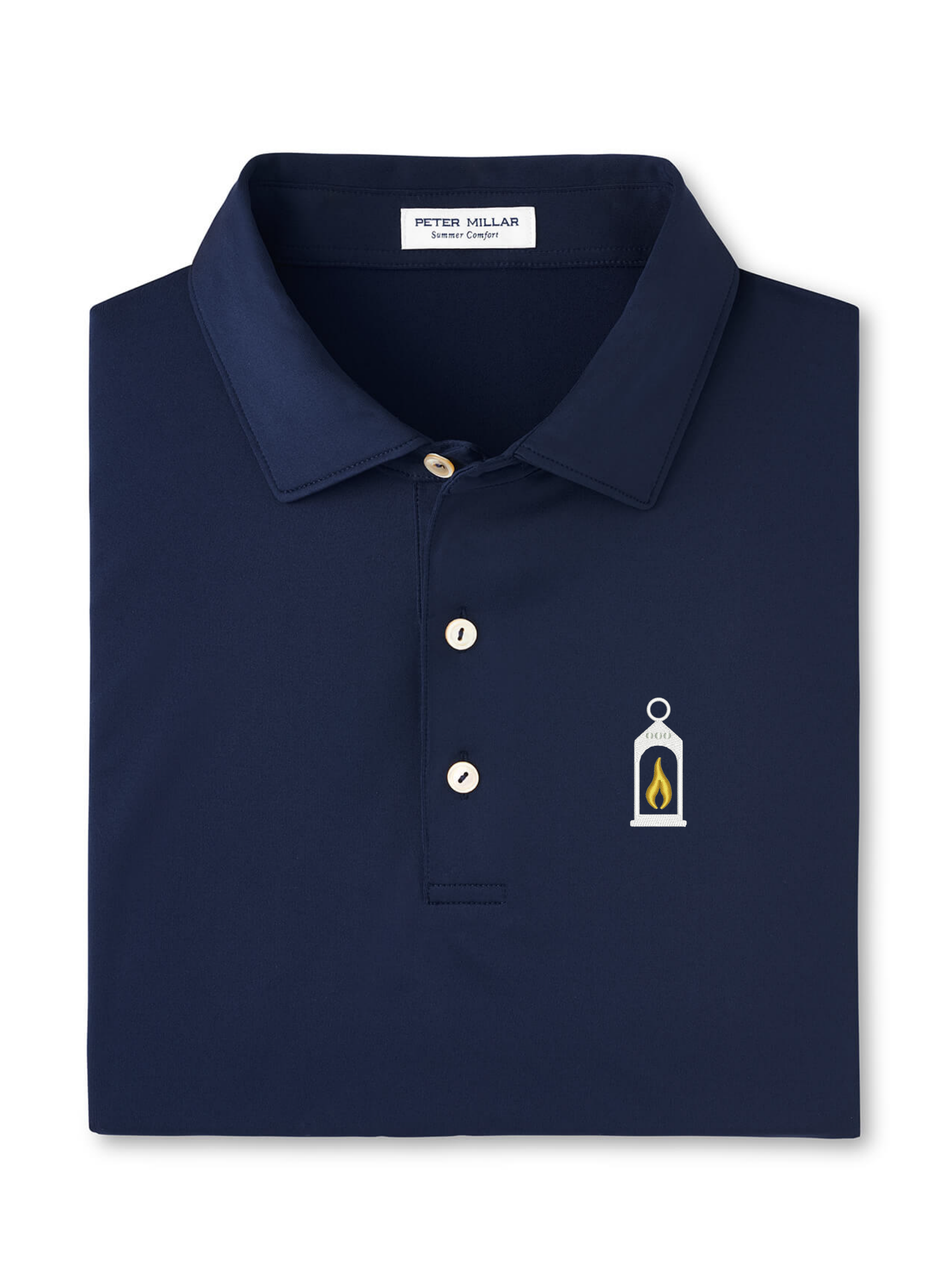 Peter Millar Solid Performance Polo - Self Collar