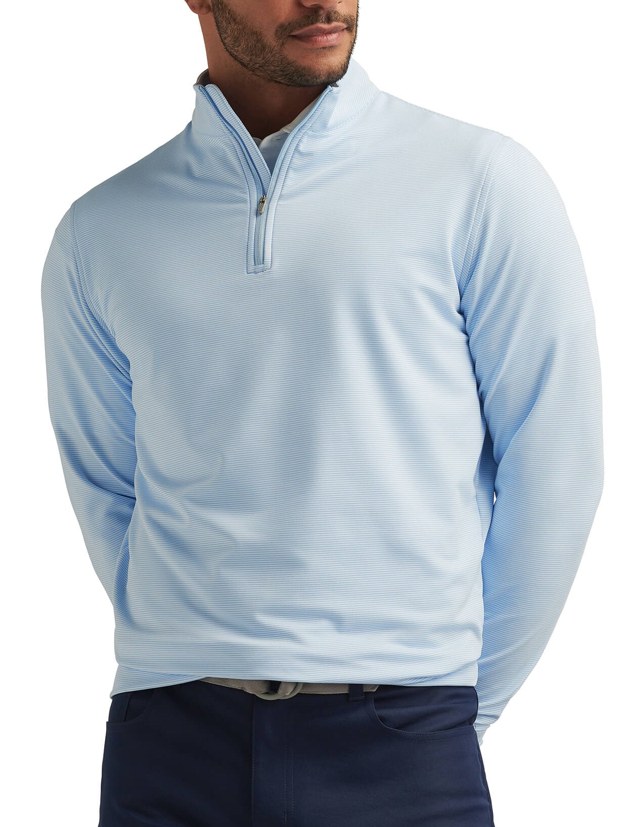 Men's Perth Sugar Stripe Quarter-Zip