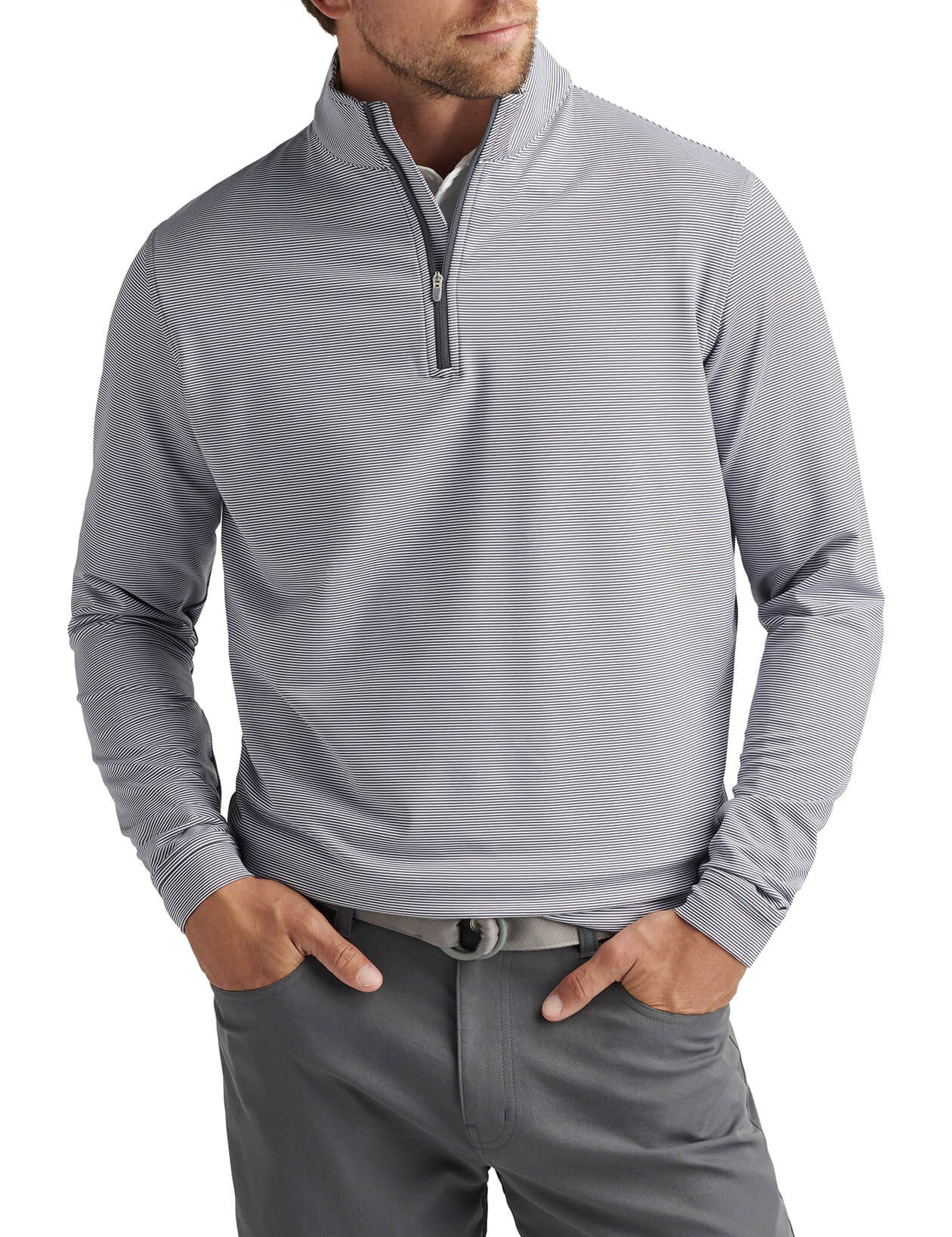 Men's Perth Sugar Stripe Quarter-Zip