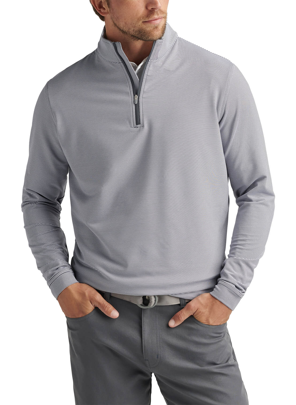 Men's Perth Sugar Stripe Quarter-Zip