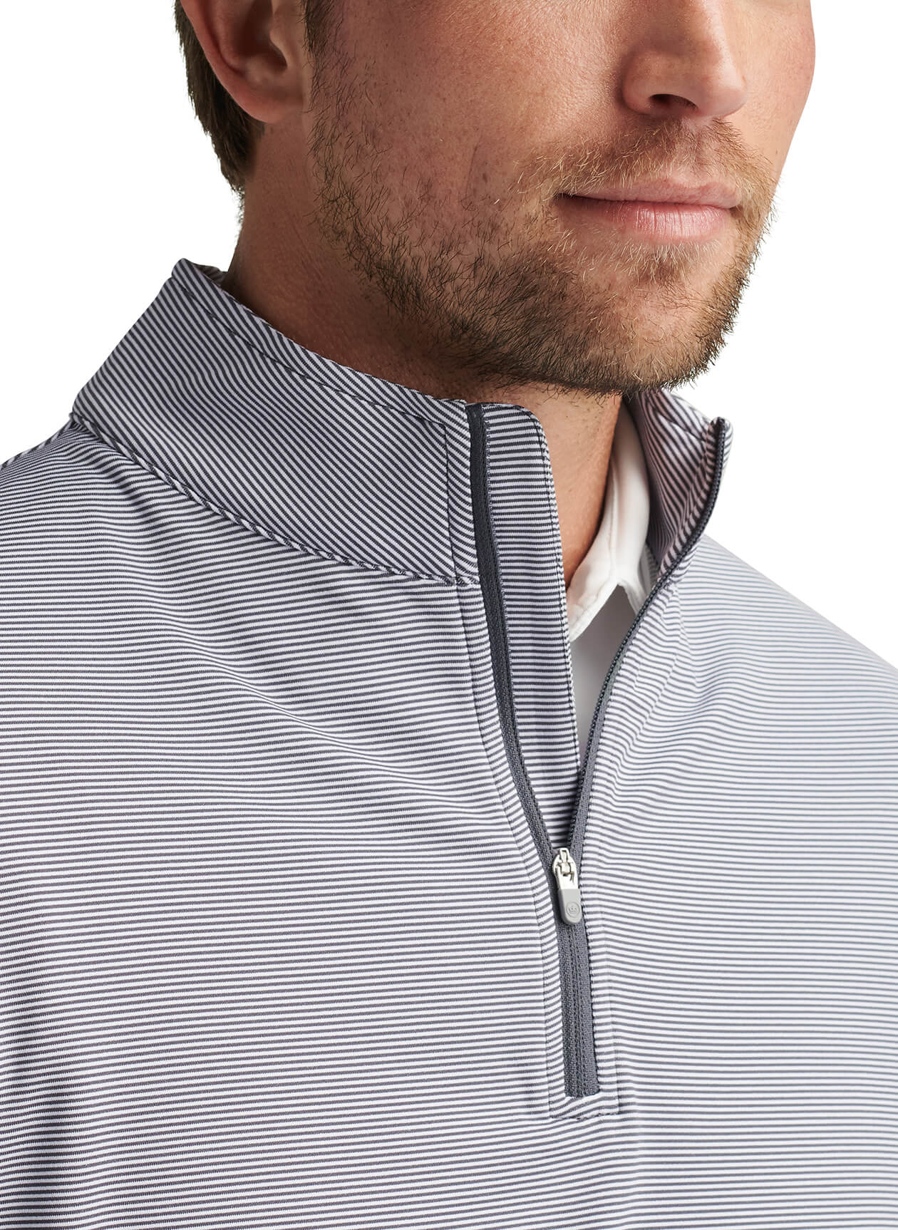 Men's Perth Sugar Stripe Quarter-Zip