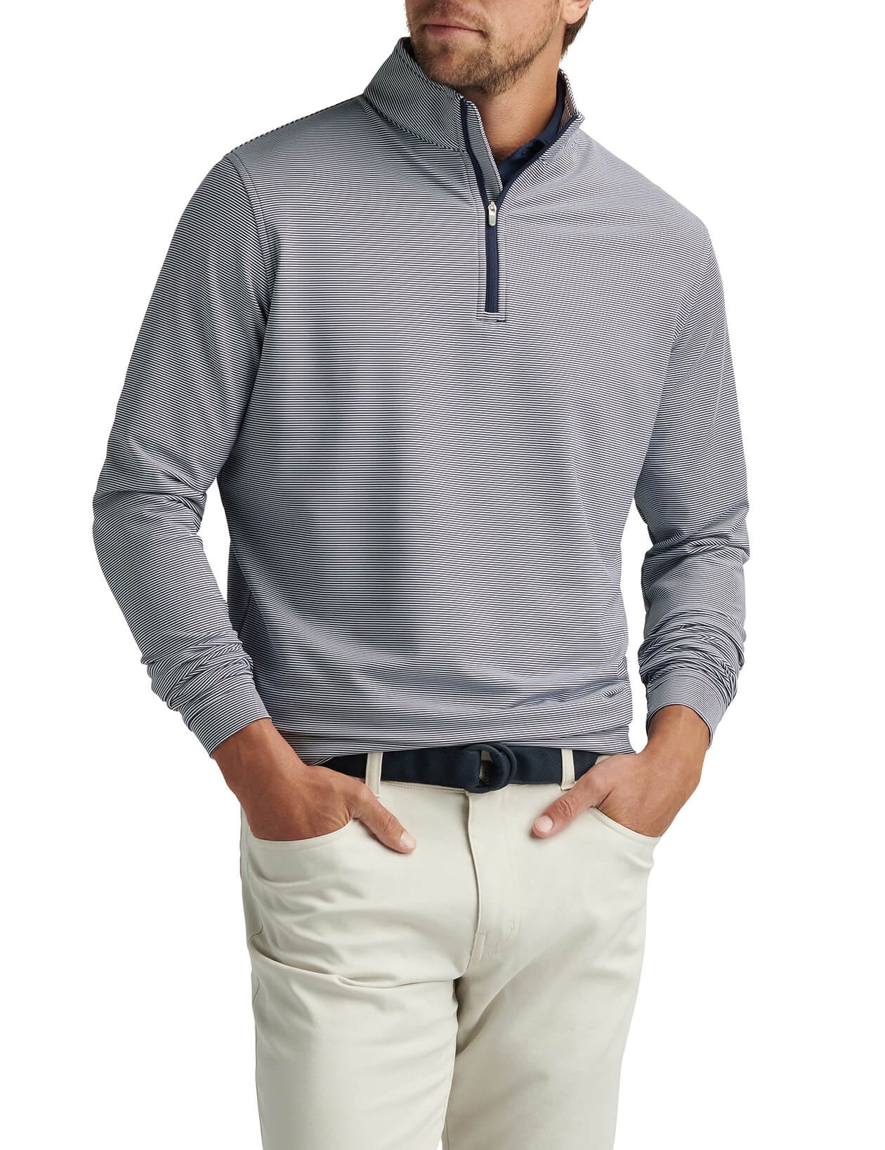 Men's Perth Sugar Stripe Quarter-Zip