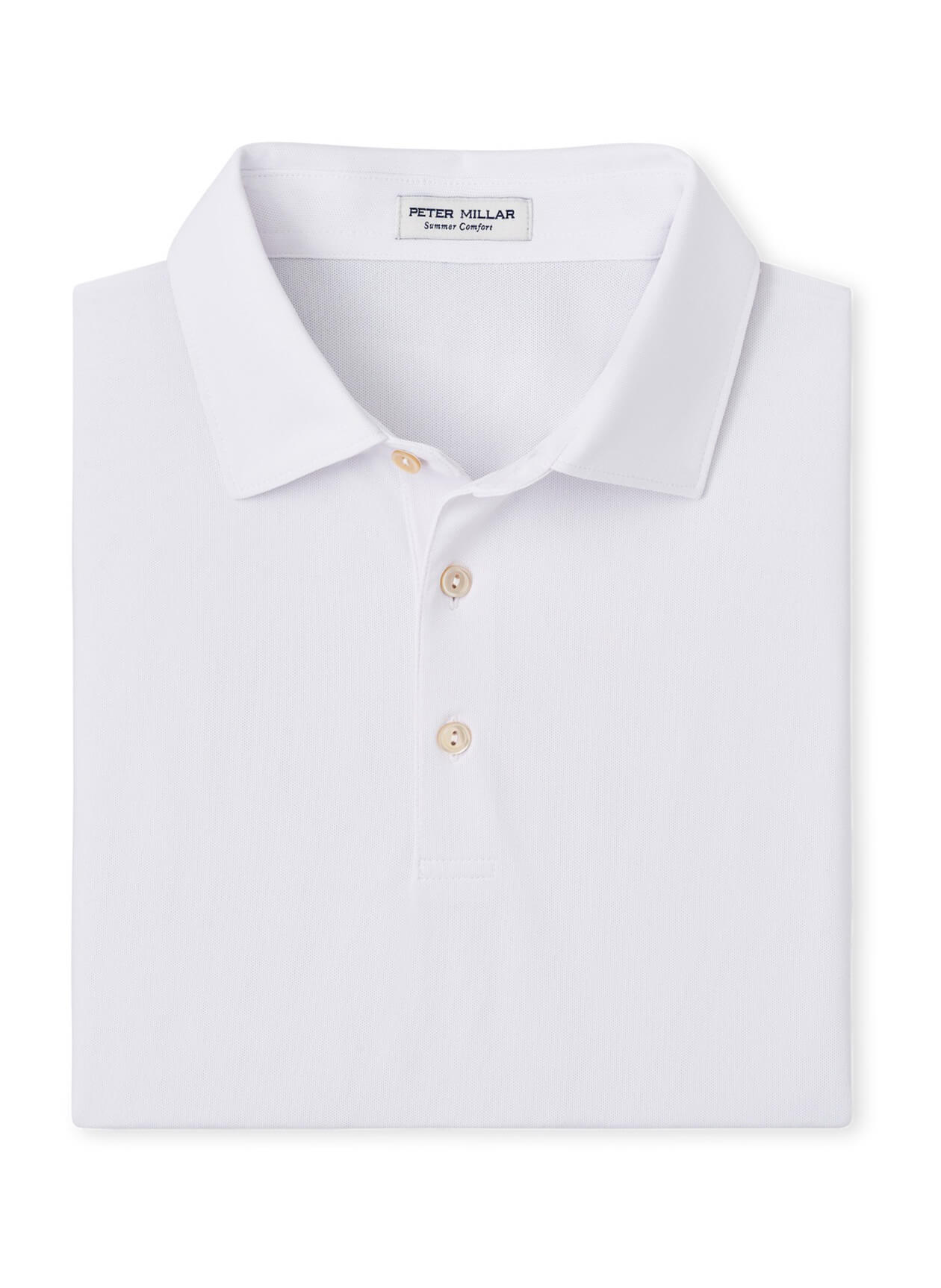 Men's Solid Stretch Polo
