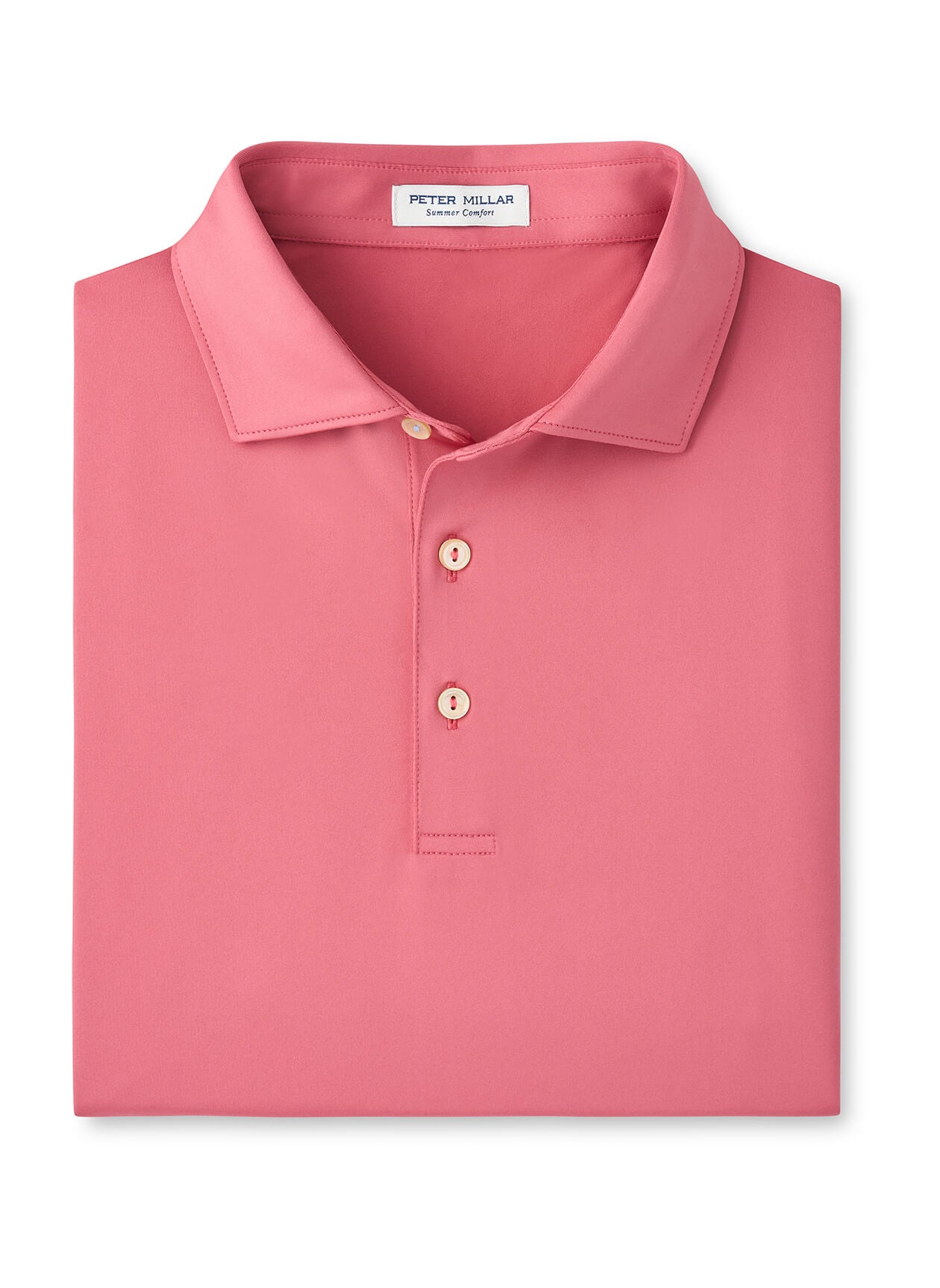 Peter Millar Solid Performance Polo - Self Collar