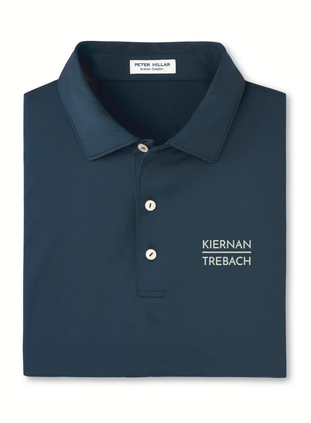 Kiernan Trebach Peter Millar Solid Performance Polo - Self Collar