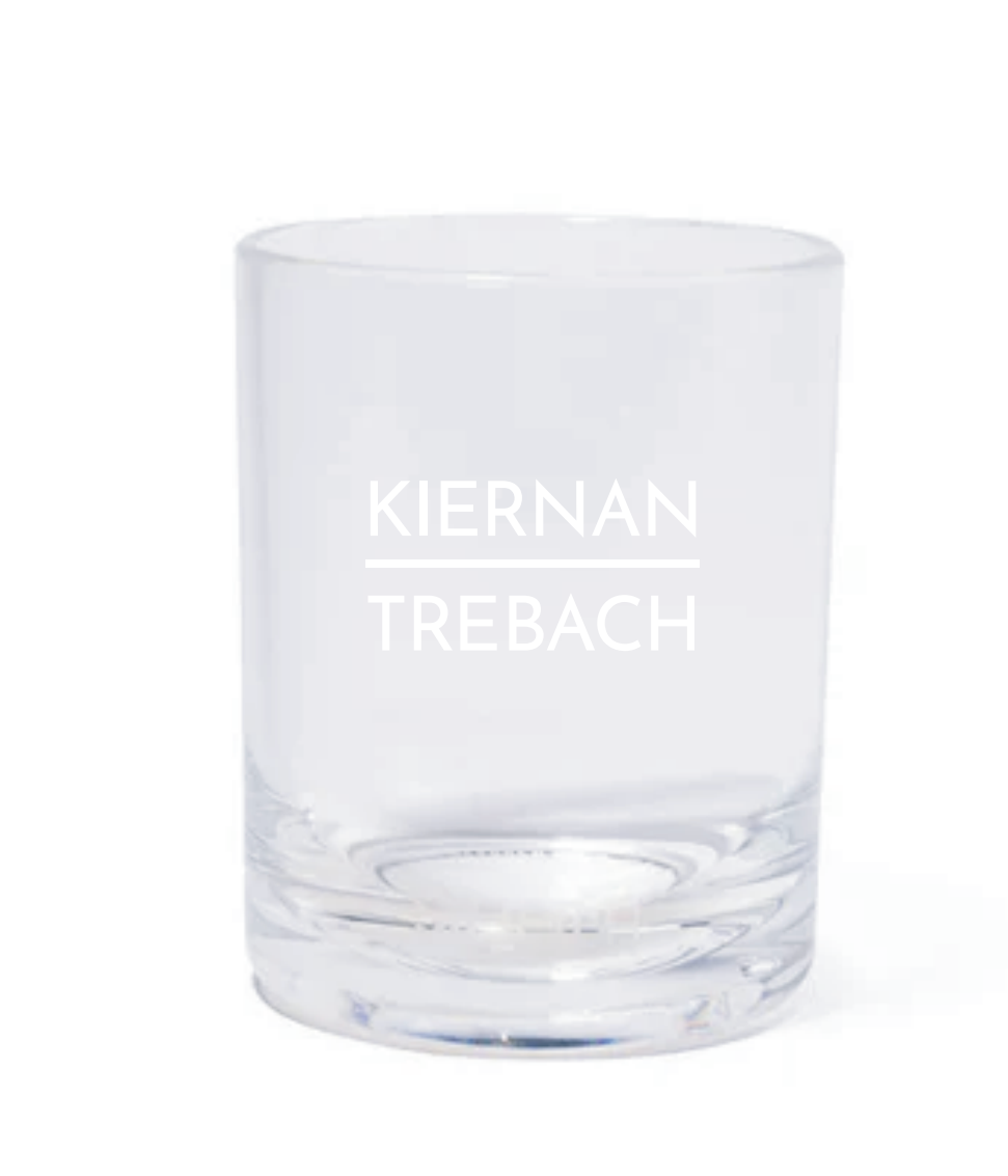 Kiernan Trebach Silipint 12 oz Crystal Clear Rocks Glass