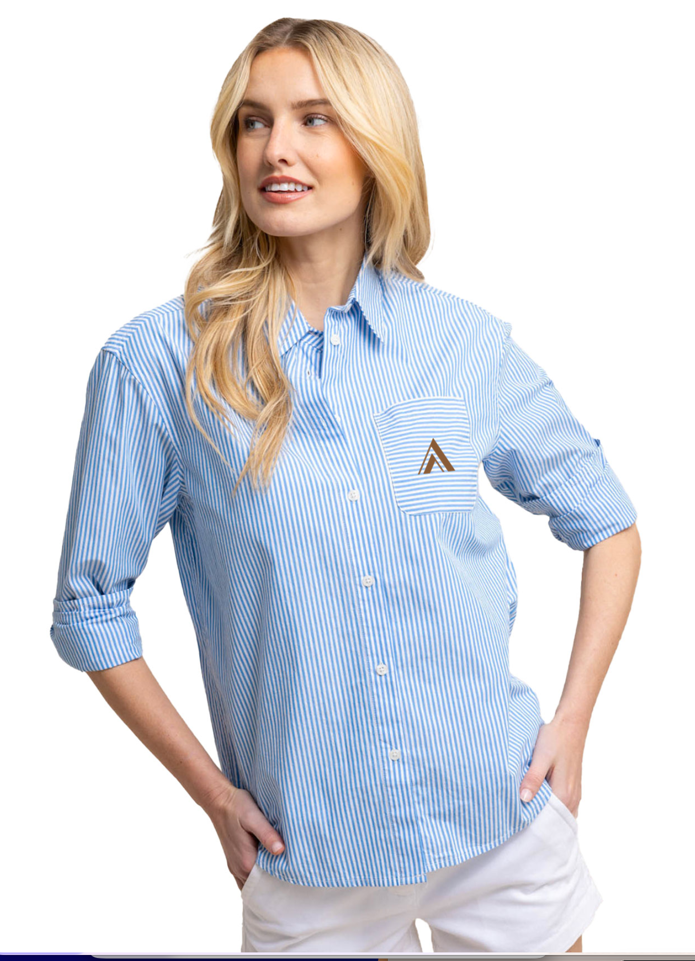 Adams Wealth Southern Tide Women's Katherine Stripe Shirt