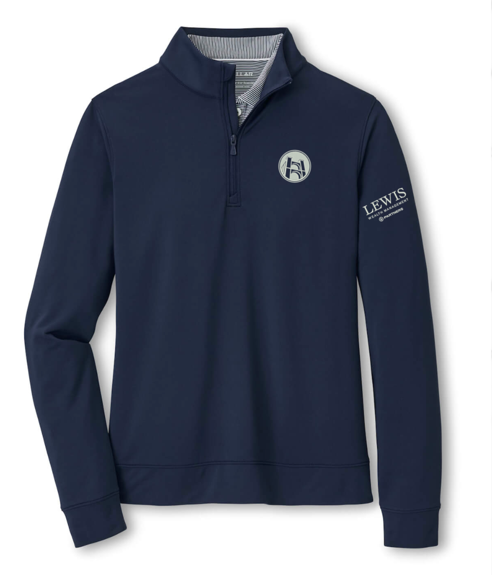 Lewis Wealth Management Peter Millar Women's Perth Performance Quarter-Zip