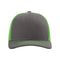 Charcoal/ Neon Green