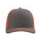 Charcoal/ Neon Orange