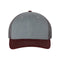 Heather Grey/ Charcoal/ Maroon
