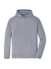 Peter Millar Men's Collegiate Pine Sugar Stripe Hoodie